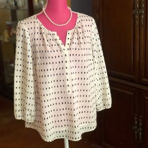Classic Talbots New Dressy Blouse sz L